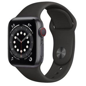 Apple Watch - Series 6 40mm Space Gray Aluminum Case With Black Sport Band